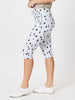 Crushed Star Print Shorts - White - RC & Co