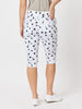 Crushed Star Print Shorts - White - RC & Co