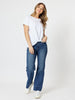 Georgia High Rise Wide Leg Jean - Denim - RC & Co