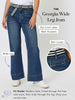Georgia High Rise Wide Leg Jean - Denim - RC & Co