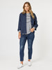 Hailey Chic Shirt - Navy - RC & Co