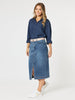 Hailey Chic Shirt - Navy - RC & Co