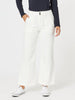 Hudson High Rise Wide Leg Jean - Ivory - RC & Co