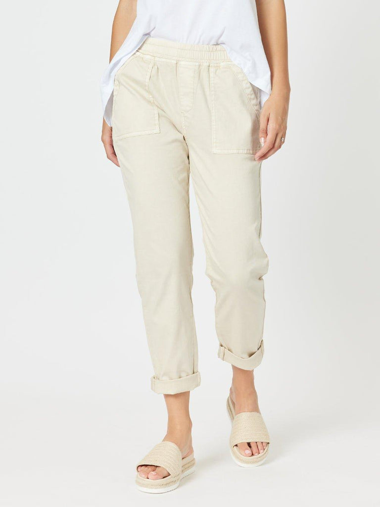 Isabella Cotton Pant - Natural - RC & Co