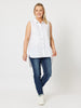 Jordan Sleeveless Shirt - White - RC & Co