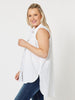 Jordan Sleeveless Shirt - White - RC & Co