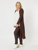 Juli Longline Cardigan - Chocolate - RC & Co