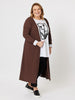 Juli Longline Cardigan - Chocolate - RC & Co