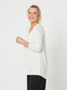 Keely Long Sleeve Top - Ivory - RC & Co