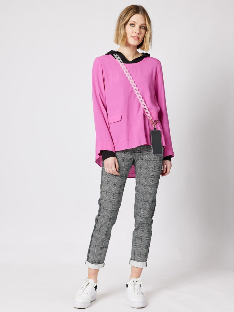 Kerryn Long Sleeve Top - Fuchsia - RC & Co