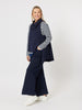 Kimmy Ponte Wide Leg Pant - Navy - RC & Co