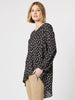 Kimmy Print Top - Black - RC & Co
