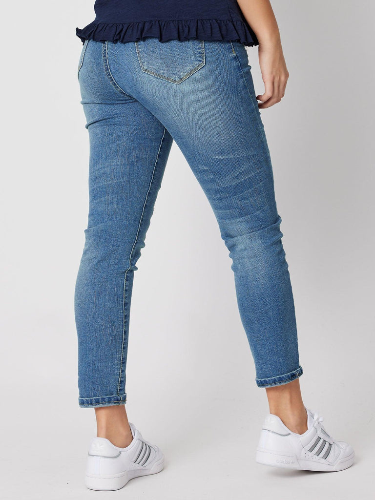 LA Stretch Pull On Jean - Denim - RC & Co