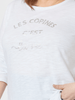 Les Copines Long Sleeve Top - White - RC & Co