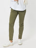 Lily Pull On Slim Leg Jean - Khaki - RC & Co