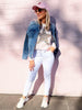 London Stretch Jogger Jean - White - RC & Co