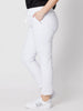 London Stretch Jogger Jean - White - RC & Co