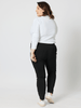 Mechanical Stretch Slim Leg Pull On Pant - Black - RC & Co