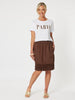 Mimi Linen Ruffle Hem Skirt - Koko - RC & Co