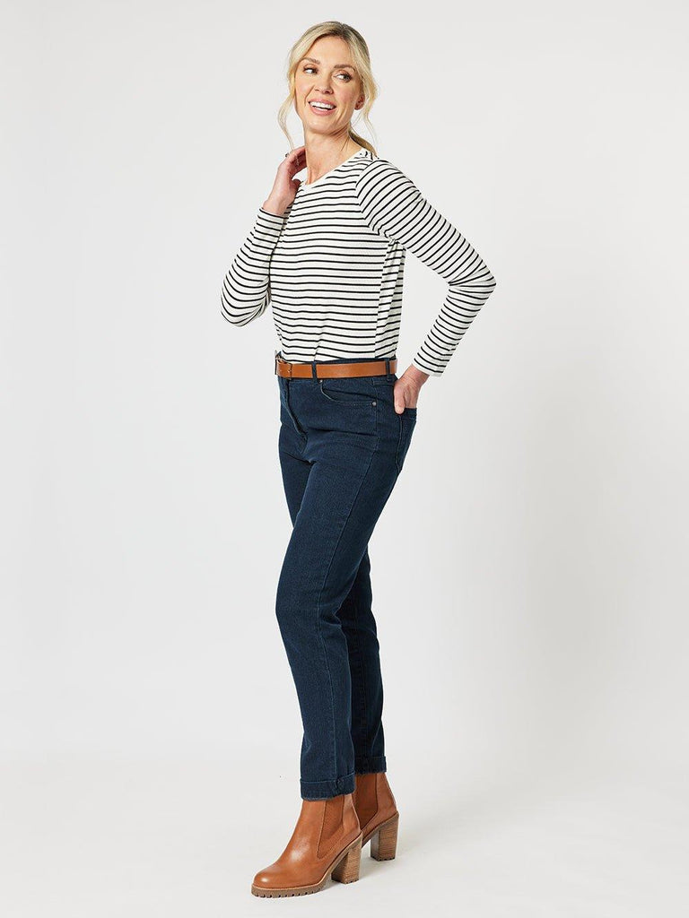 Miracle High Rise Jean - Dark Denim - RC & Co