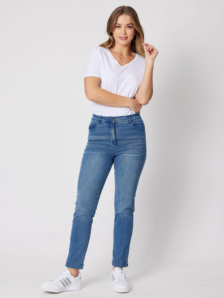 Miracle High Rise Jean - Washed Denim - RC & Co