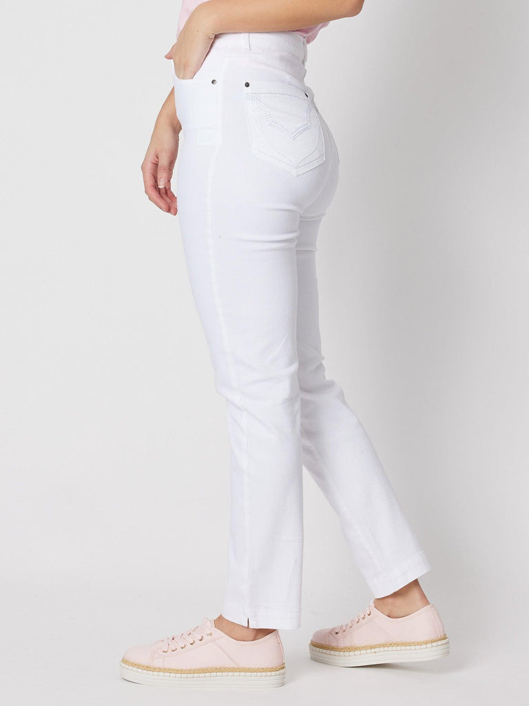 Miracle High Rise Jean - White - RC & Co