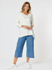 Molly Wide Leg Cropped Pant - Denim - RC & Co
