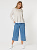 Molly Wide Leg Cropped Pant - Denim - RC & Co