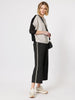 Monochrome Asymmetric Knit Top - Black/Oatmeal - RC & Co