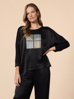 Opera Sequin Top - Black