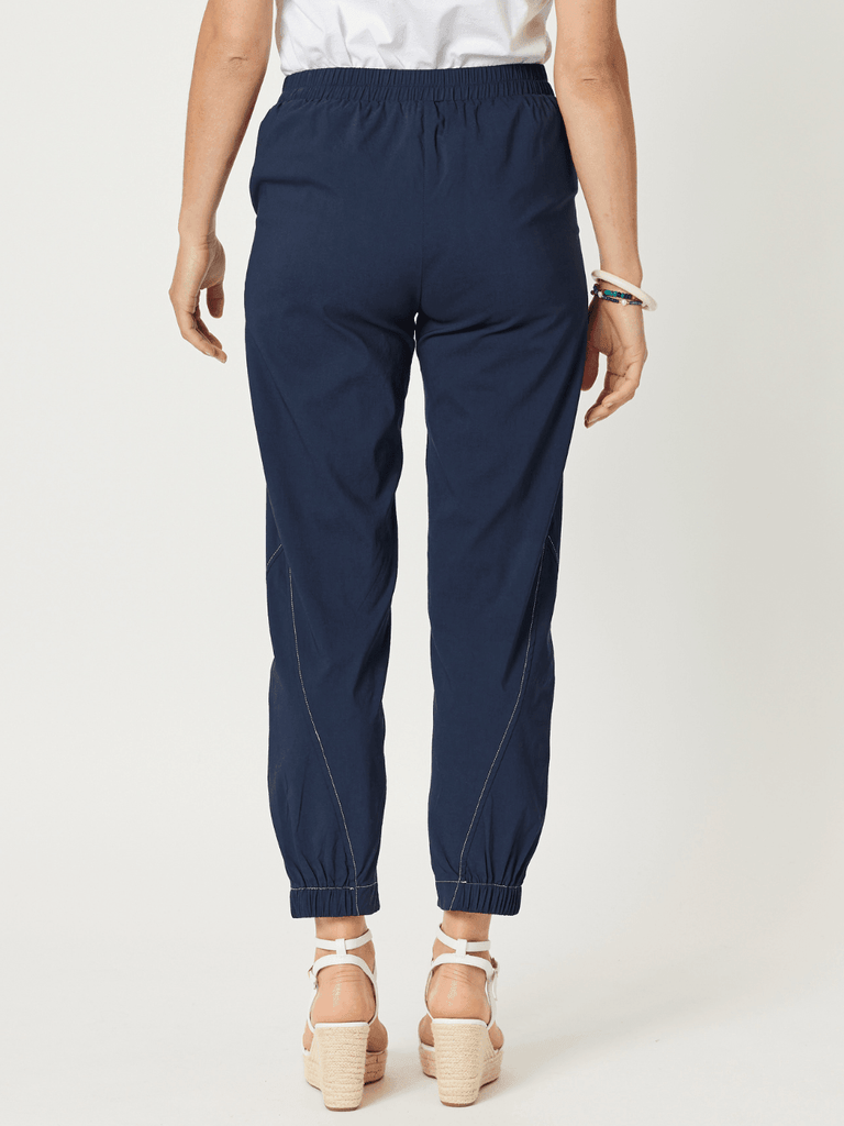 Parachute Stitch Detail Pant - Navy – RC & Co