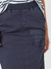 Portia Cotton Skirt - Navy - RC & Co