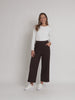 Kimmy Ponte Wide Leg Pant - Coffee