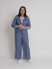 Sandie Wide Leg Pant - Denim