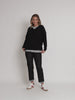 Double Take 2 in 1 Stripe Top  - Black/White rc&co
