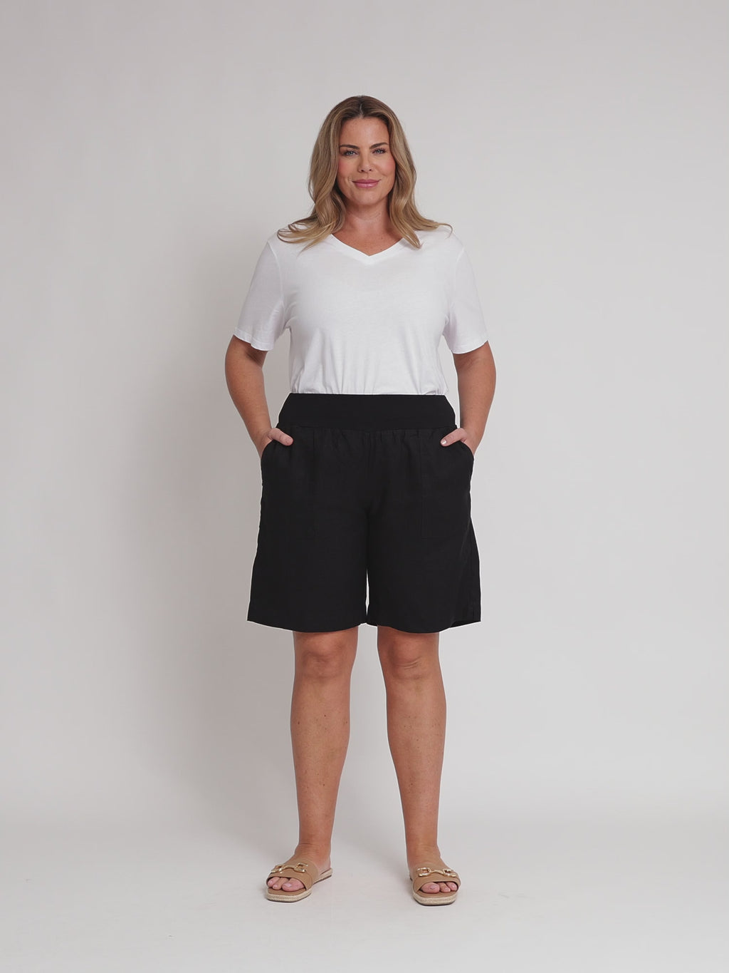Jordan Linen Short - Black rc&co