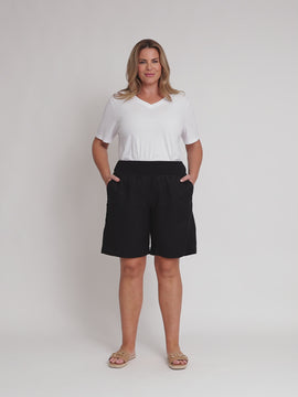 Jordan Linen Short - Black rc&co