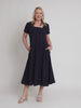 Lino Le Marais Dress - Navy
