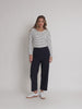 Marine Wide Leg Pant - Navy