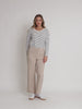 Marine Wide Leg Pant - Natural
