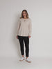 Hearts Square Long Sleeve Tee - Natural