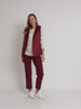 St Moritz Reversible Quilted Vest - Shiraz