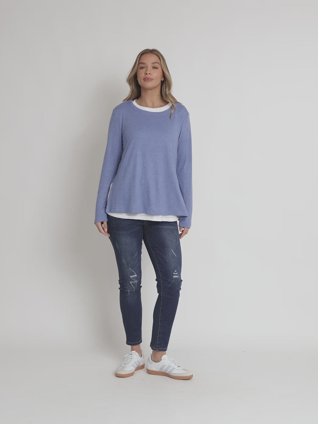 Alicia 2 in 1 Top - Blue