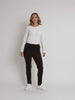 Harper Slim Leg Cord Pant  - Coffee