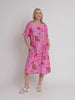 Summer Gala Midi Dress - Hot Pink
