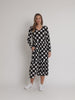 Tres Bien Spot Print Dress - Black/White