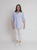 Skyler Stripe Shirt - Blue/White