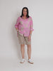 Sienna Print Shirt - Pink Stone rc&co