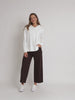Cirque Hooded Spot Diamante Knit - Winter White