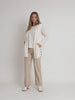 Ollie Side Button Vest - Ivory